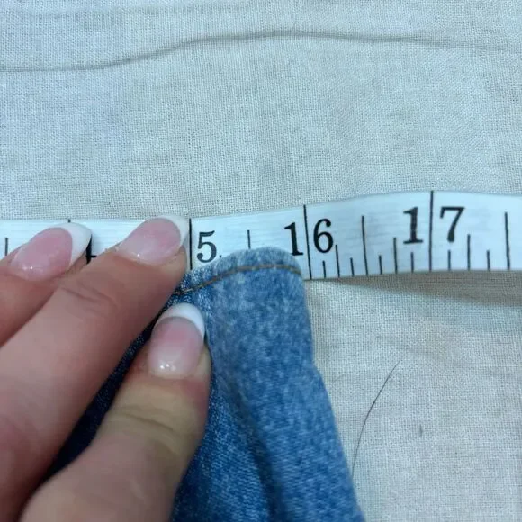 Vintage‎ Ladies 80’s Zipper Front Denim Maxi Skirt Size 14 - Picture 10 of 12